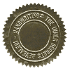Embossed certificate seal